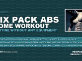 Six Pack Abs workout routine at Home