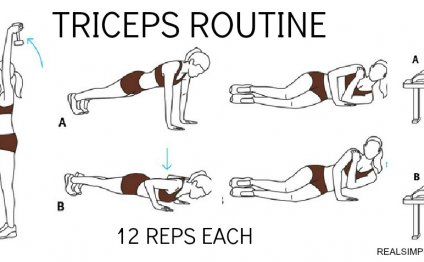 Home triceps workout